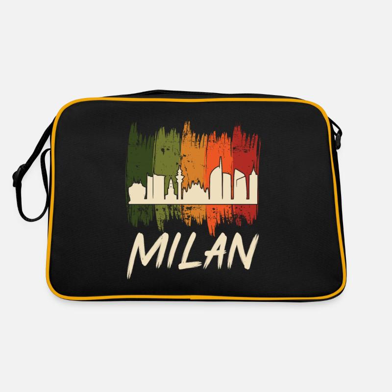 Mailand Retro Skyline mailänder Dom Retro Tasche