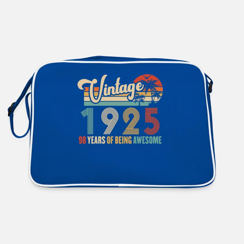 Vintage Année 1925 Anniversaire 98 Ans Idée Cadeau Sac Retro