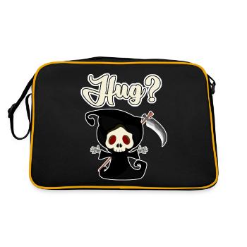 Grim Reaper Hug? Grim Reaper - Retro Bag - black/gold - Back