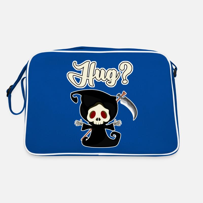 Sensenmann Hug? Grim Reaper Retro Tasche