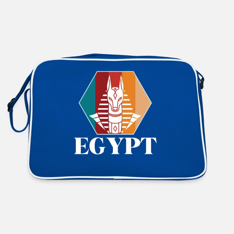 Anubis Egypt Sphinx Giza Pyramid Retro Bag
