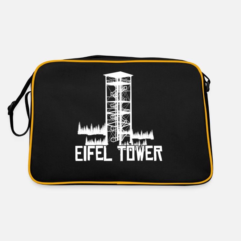 Eifel Tower Wandern Berge Eifler Retro Tasche