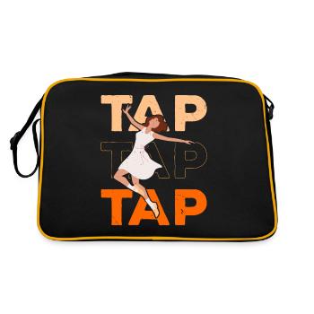 Claquettes Claquettes Danse Jazz Danse Claquettes - Sac Retro - noir/or - Dos