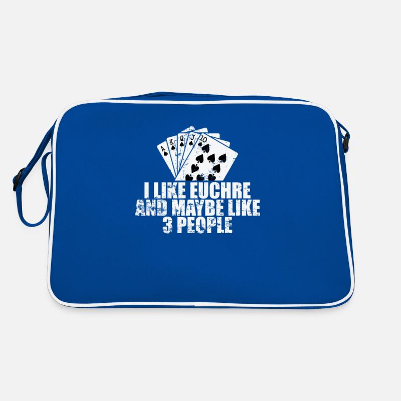 J’aime Euchre et peut-être comme 3 personnes Sac Retro