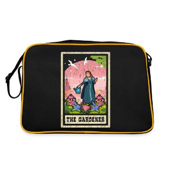 La carte de tarot du jardinier Chaman Fortune Telling - Sac Retro - noir/or - Dos