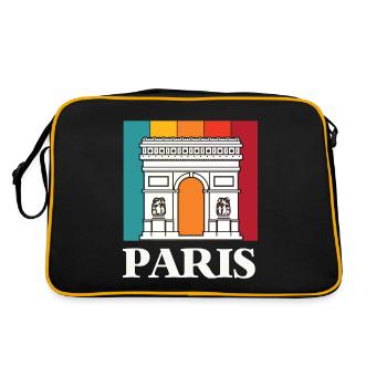 Paris Arc de Triomphe Place Charles France - Sac Retro - noir/or - Dos