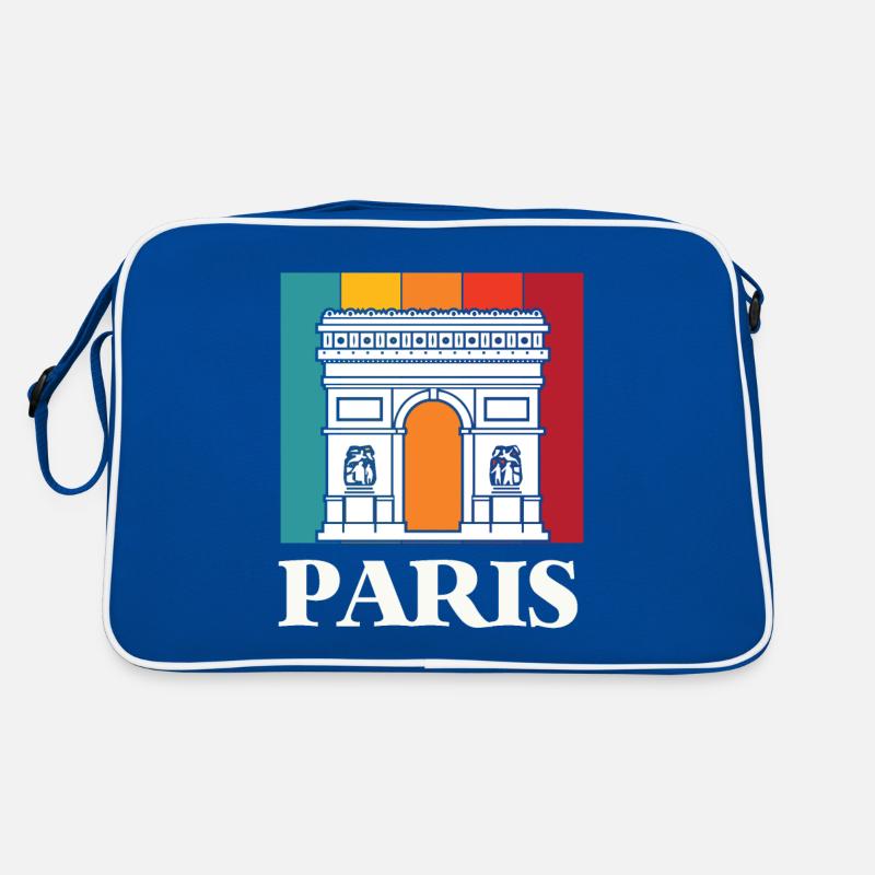 Paris Triumphbogen Place Charles Frankreich Retro Tasche