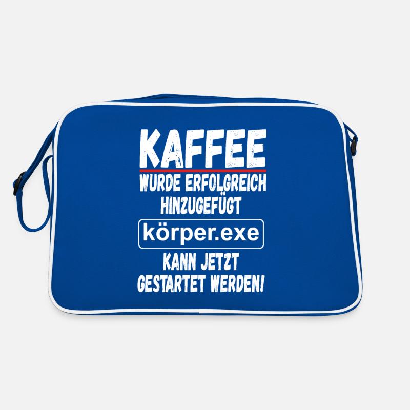 Kaffee Informatiker Geschenk Lustiger Spruch Retro Tasche