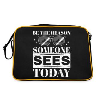Be the reason why someone sees Opti today - Retro Bag - black/gold - Back