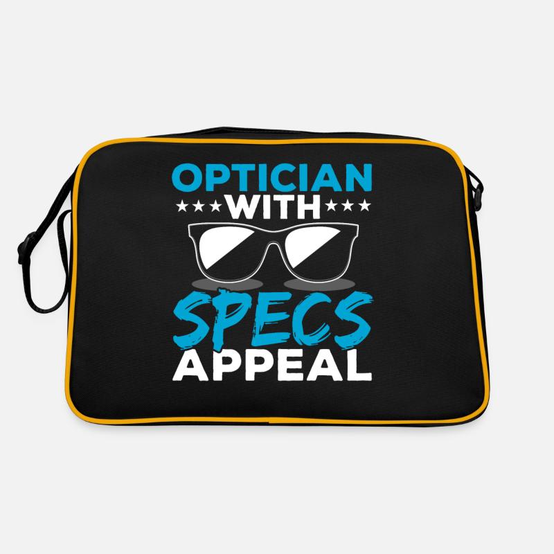 Optician with lenses Attractiveness Optometry Retro Bag