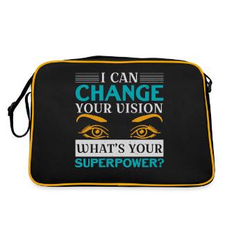 I can change your eyesight What is your Su - Retro Bag - black/gold - Back