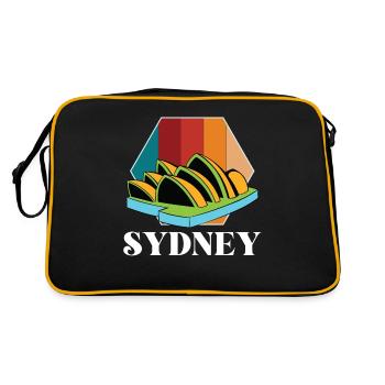 Sydney Opera House Orchestra Australia - Retro Bag - black/gold - Back