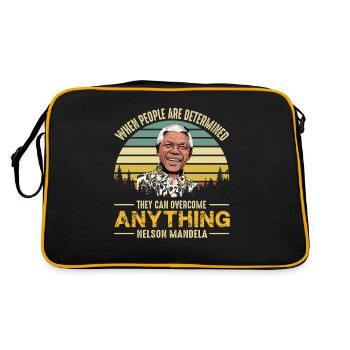 Nelson Mandela Quota Freedom Africa - Retro Bag - black/gold - Back