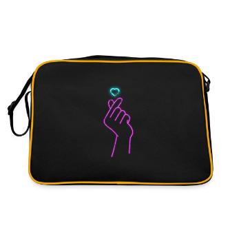 K-Pop Musique Coréenne Pop Corée Kpop Cadeau - Sac Retro - noir/or - Dos
