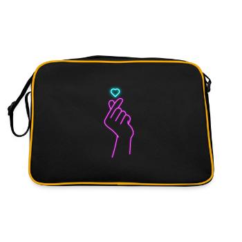 K-Pop - Retro Bag - black/gold - Back