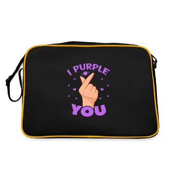 K-Pop - Retro Bag - black/gold - Back