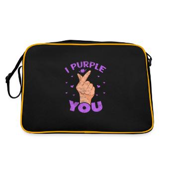 K-Pop Musique Coréenne Pop Corée Kpop Cadeau - Sac Retro - noir/or - Dos