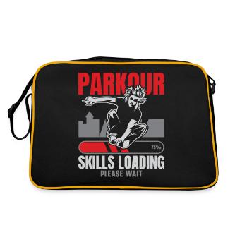 Parkour Free Running Traceur Freestyle Sport - Sac Retro - noir/or - Dos