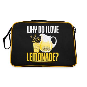 Why do I love Lemonade Stand Lemon Lover Fruit - Retro Bag - black/gold - Back
