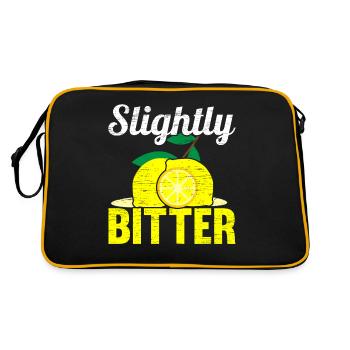 Slightly bitter Lemonade Stand Lemon Lover Fruit - Retro Bag - black/gold - Back