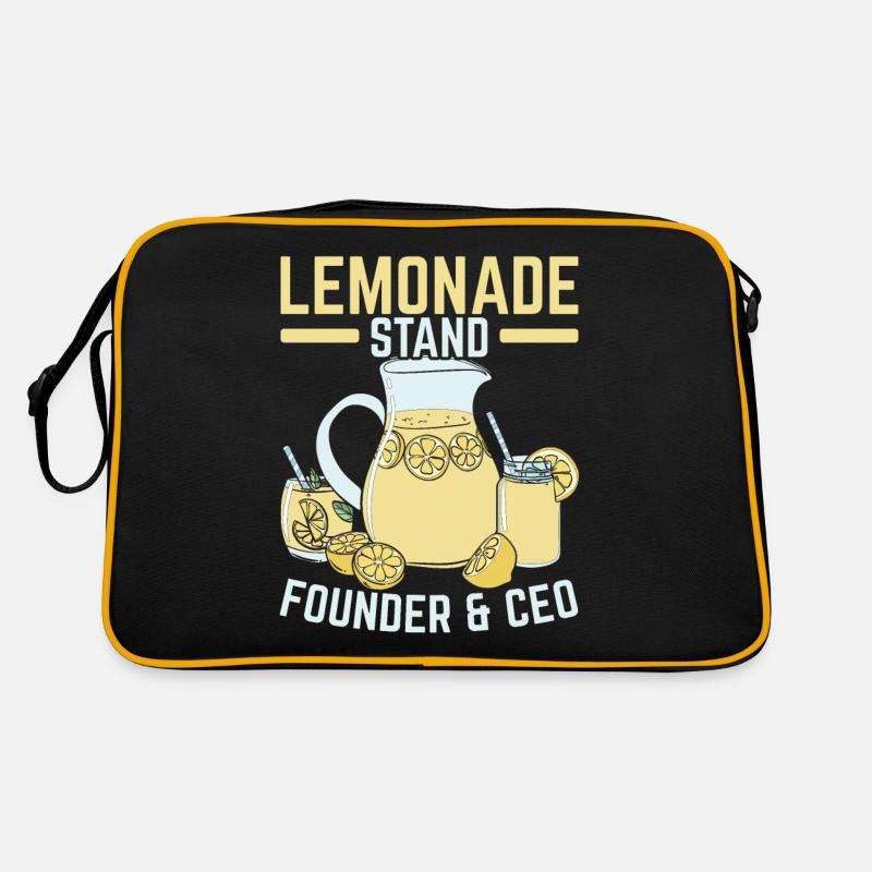Lemonade Stand Fondateur & PDG Lemon Fruit Beverage Sac Retro