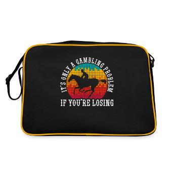 Racecourse Racing Betting Lovers - Retro Bag - black/gold - Back