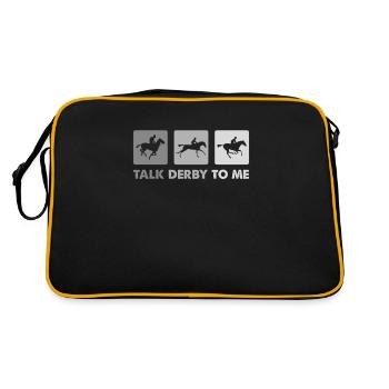 Racecourse Racing Betting Lovers - Retro Bag - black/gold - Back
