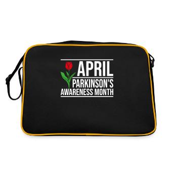 Maladie de paralysie tremblante de Parkinson - Sac Retro - noir/or - Dos