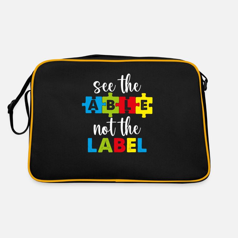 Vêtements de sensibilisation à l’autisme Sac Retro