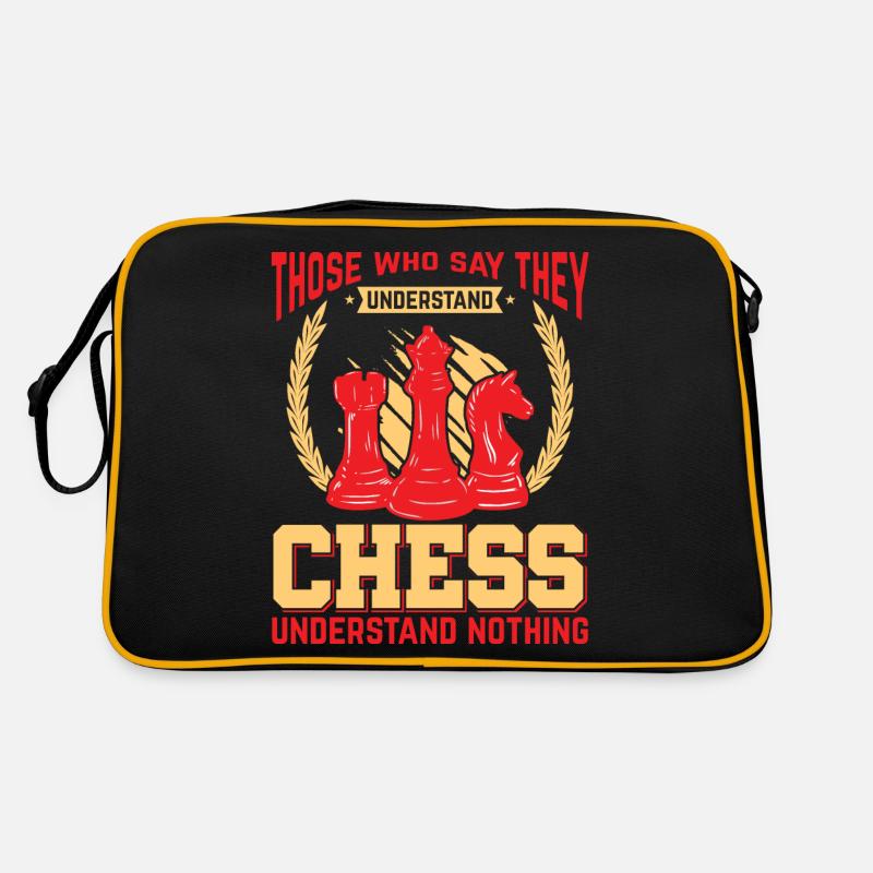Understand Chess Quote Game Chess Pieces Retro Bag