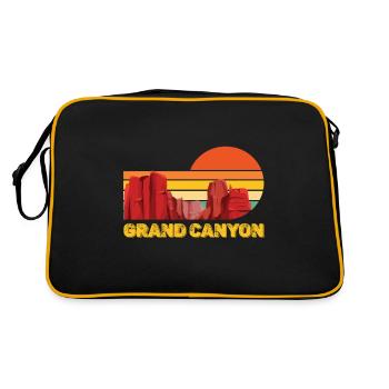 Grand Canyon Colorado Arizona Mountains Camping - Sac Retro - noir/or - Dos