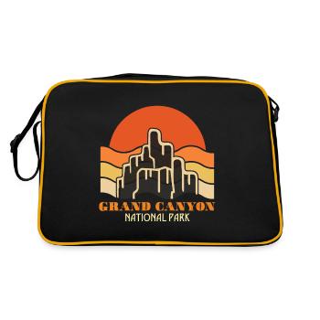 Parc national grand canyon arizona colorado - Sac Retro - noir/or - Dos