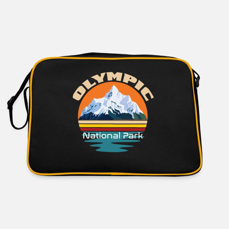 Olympus National Park Nature Washington Retro Bag