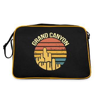 Montagnes du Grand Canyon Arizona Randonnée Colorado - Sac Retro - noir/or - Dos