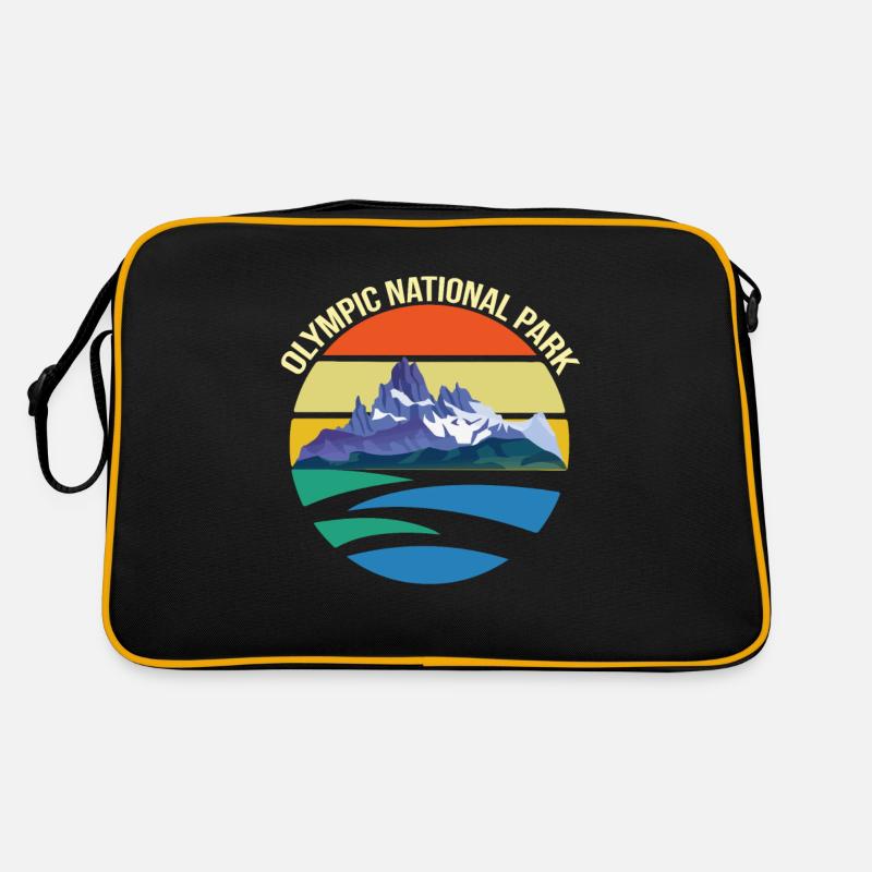 Montagnes du parc national de l’Olympe de Washington Sac Retro