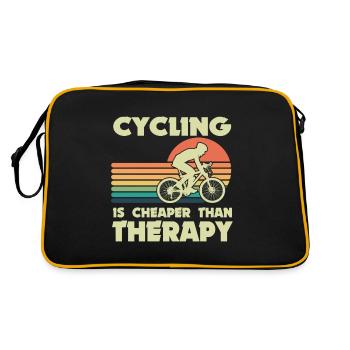 Cycling Bike Therapy Radsport Fahrrad - Retro Bag - black/gold - Back