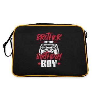 Anniversaire du frère - Sac Retro - noir/or - Dos