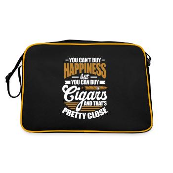 Cigare Fumeur Tabac Cigare Cadeau - Sac Retro - noir/or - Dos