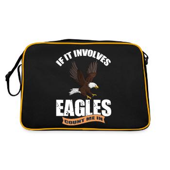 Fauconnerie Aigle Royal Falcon Faune - Sac Retro - noir/or - Dos