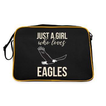 La fille aime l’aigle faucon faucon faucon faucon faucon - Sac Retro - noir/or - Dos