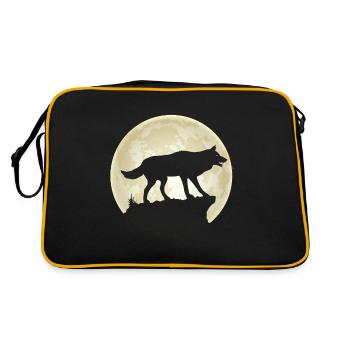 Full Moon Wolf Pack Wolf Pack - Retro Bag - black/gold - Back