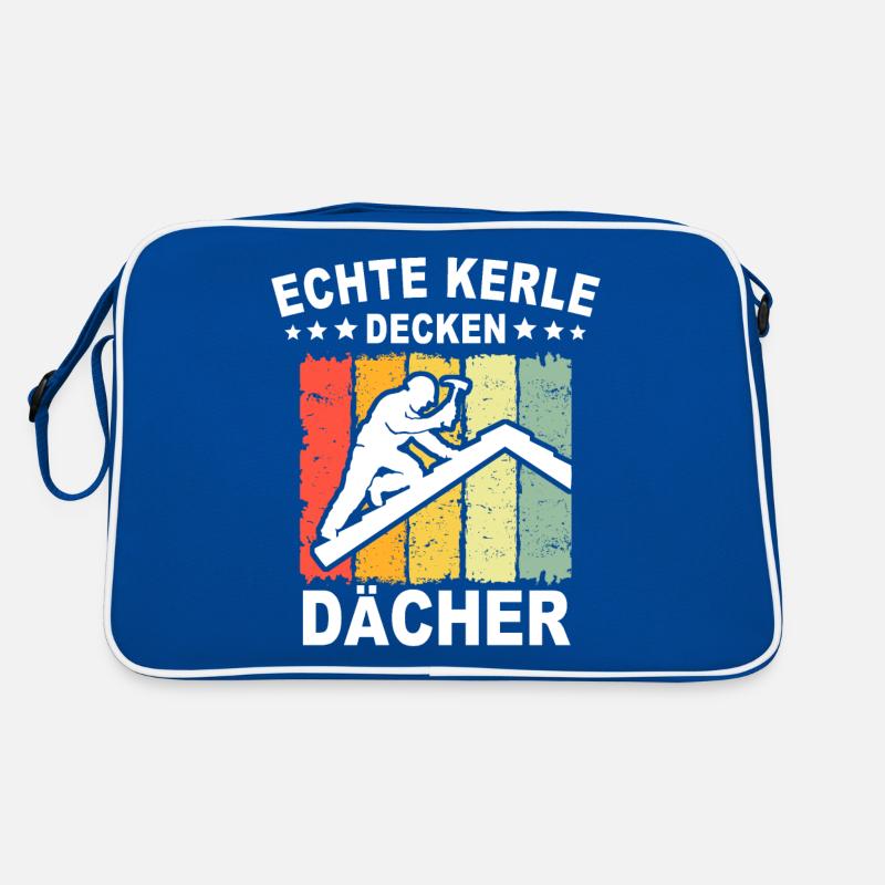 Dachdecker Dachspengler Dachdecken Dachklempner Retro Tasche