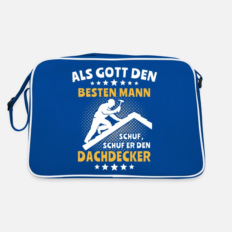 Dachdecker Dachspengler Dachdecken Dachklempner Retro Tasche