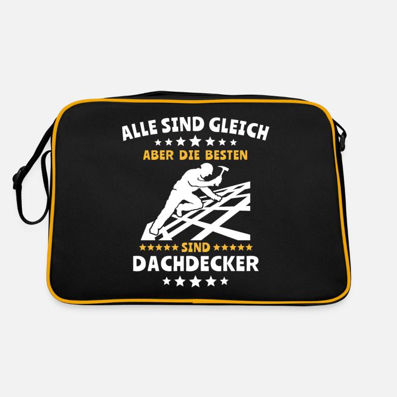 Dachdecker Dachspengler Dachdecken Dachklempner Retro Tasche