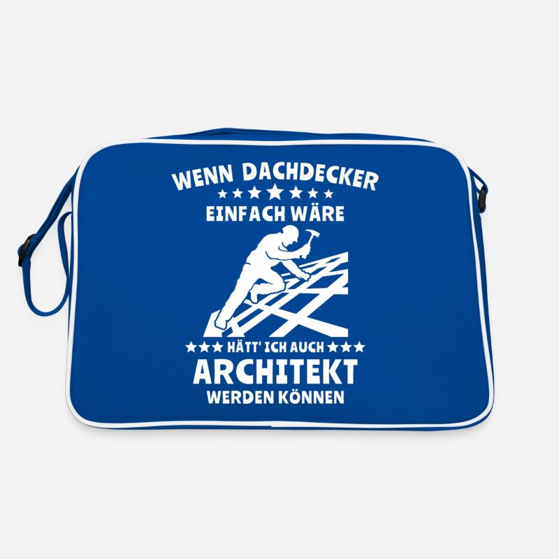 Dachdecker Dachspengler Dachdecken Dachklempner Retro Tasche