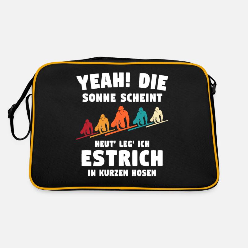 Estrichleger Sprüche Estrich Bodenleger Retro Tasche