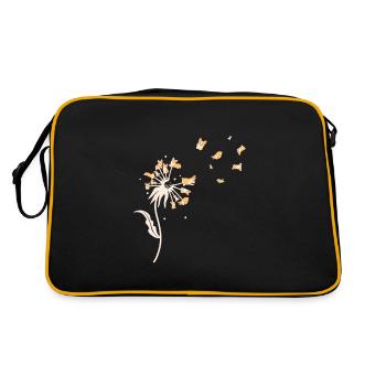 Corgi - Retro Tasche - Schwarz/Gold - Hinten