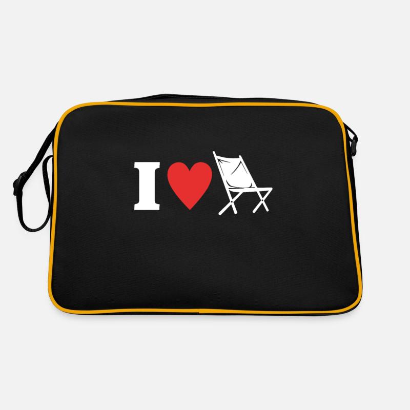 Camping Chaise pliante Camping J’adore les chaises pliantes Sac Retro