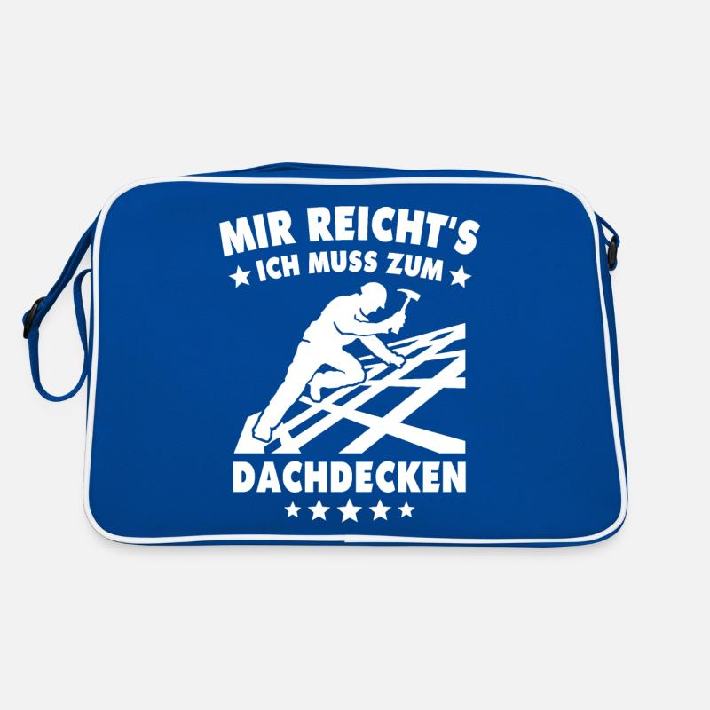 Dachdecker Sprüche Dachdecken Retro Tasche