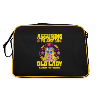 Hippy - Retro Bag - black/gold - Back
